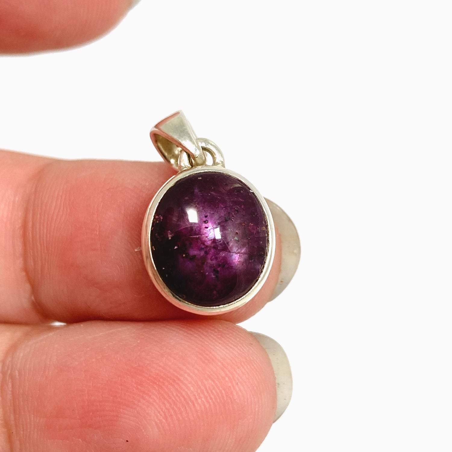 Star Ruby Oval Cabochon Pendant PPGJ1206
