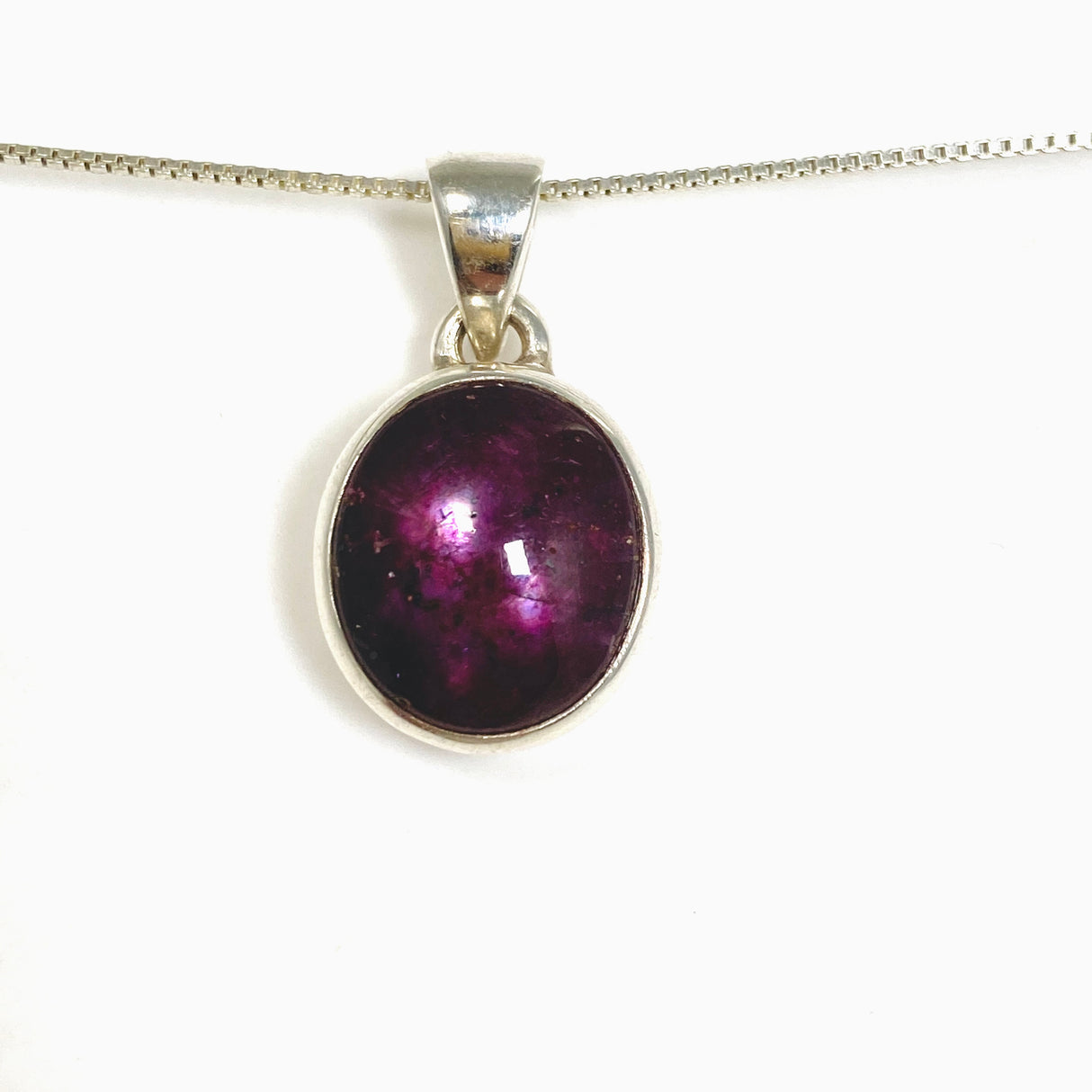 Star Ruby Oval Cabochon Pendant PPGJ1206