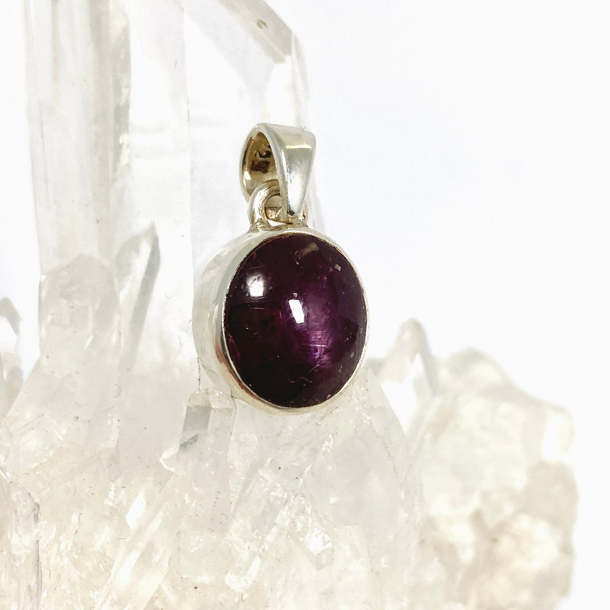 Star Ruby Oval Cabochon Pendant PPGJ1207