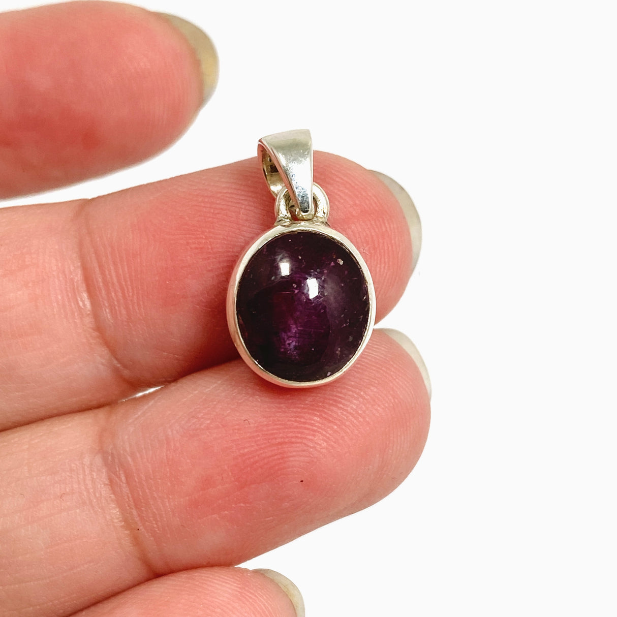 Star Ruby Oval Cabochon Pendant PPGJ1207