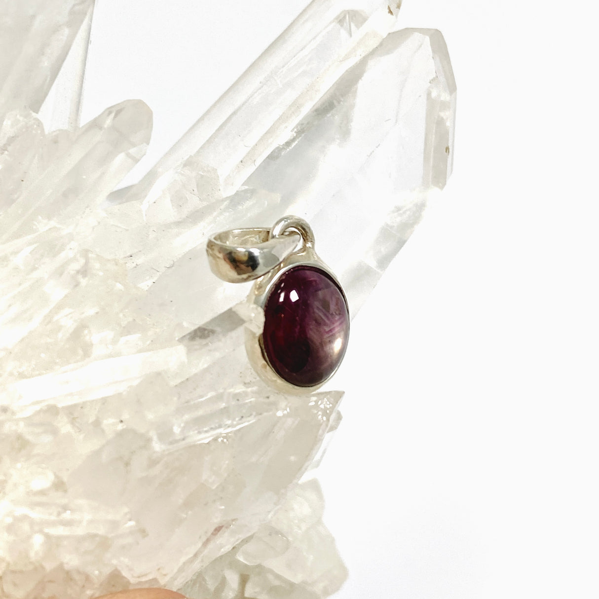 Star Ruby Oval Cabochon Pendant PPGJ1208