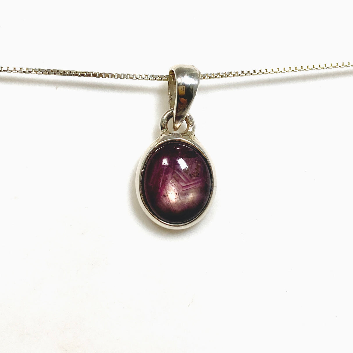 Star Ruby Oval Cabochon Pendant PPGJ1208