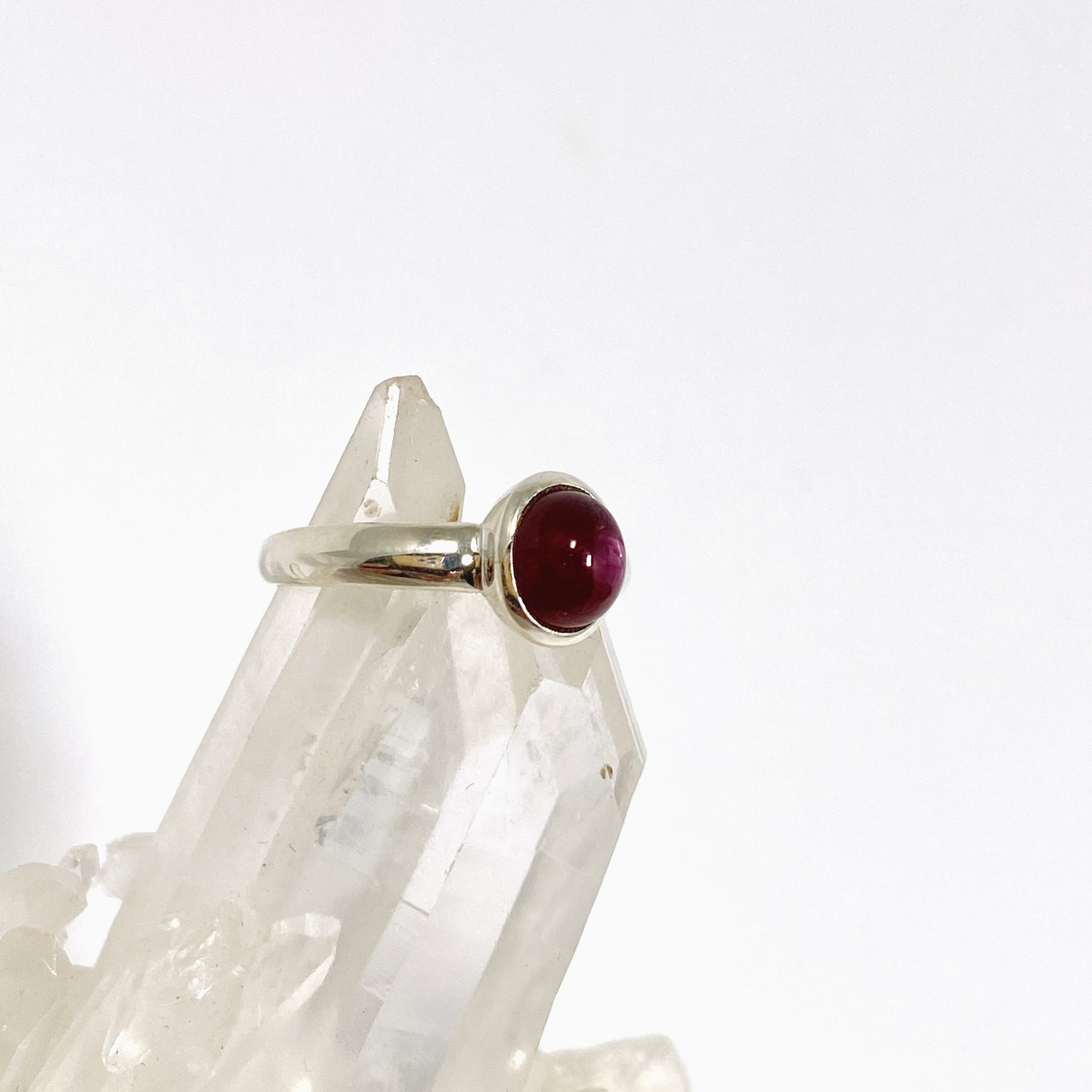 Star Ruby Oval Cabochon Ring Size 6 PRGJ975