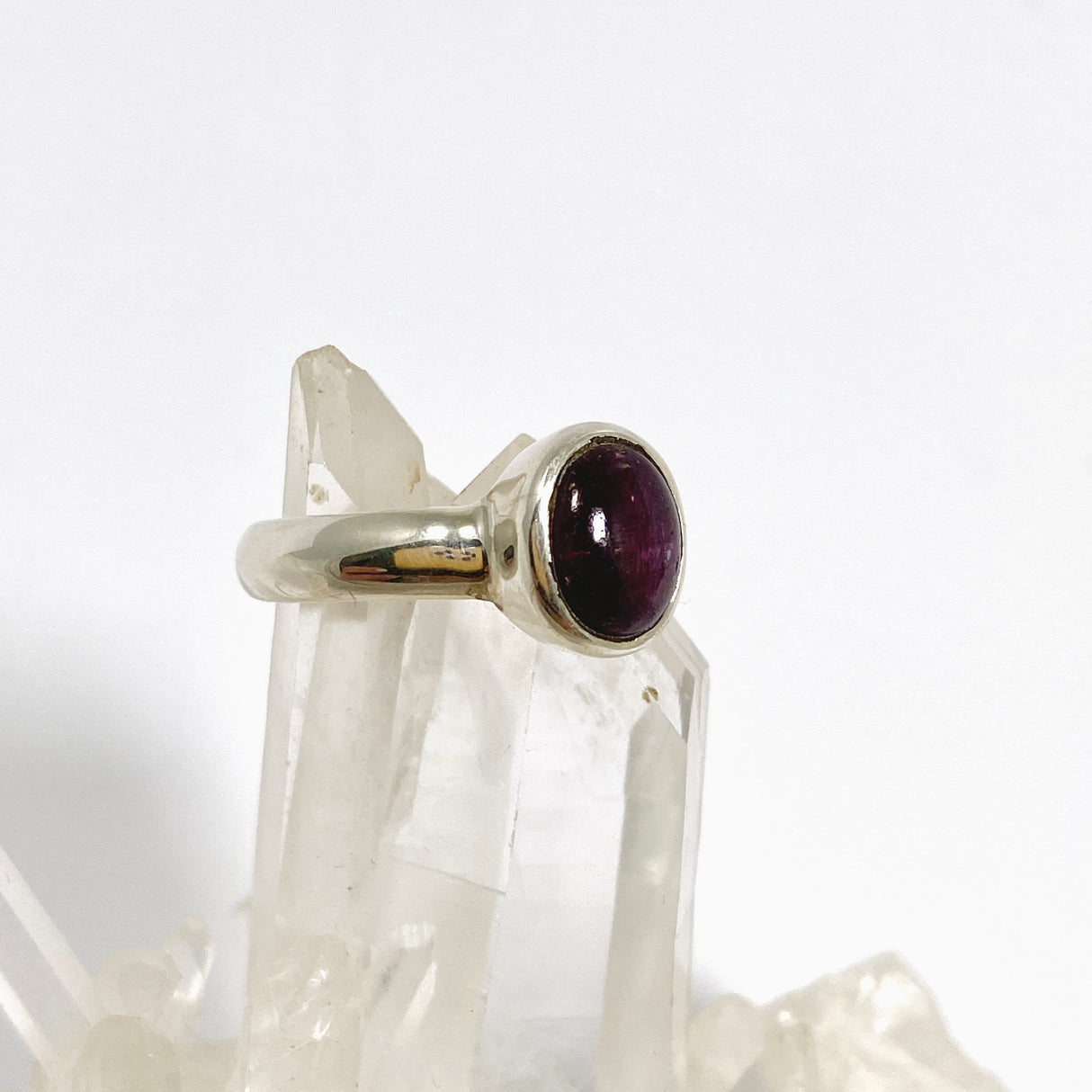 Star Ruby Oval Cabochon Ring Size 7.5 PRGJ977