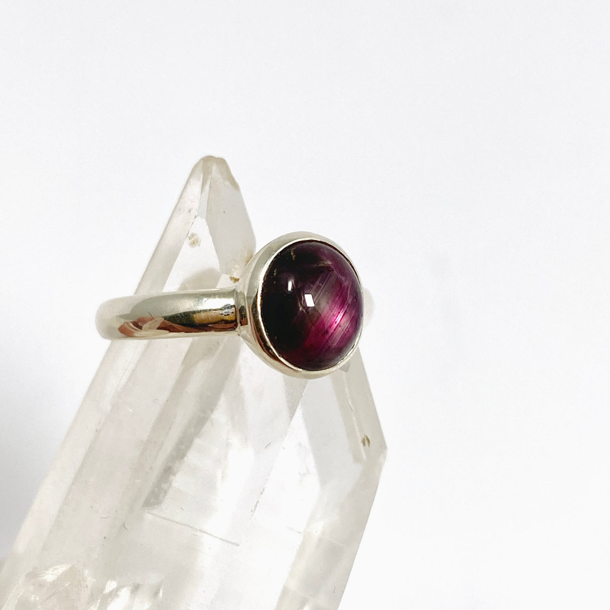 Star Ruby Oval Cabochon Ring Size 7 PRGJ978