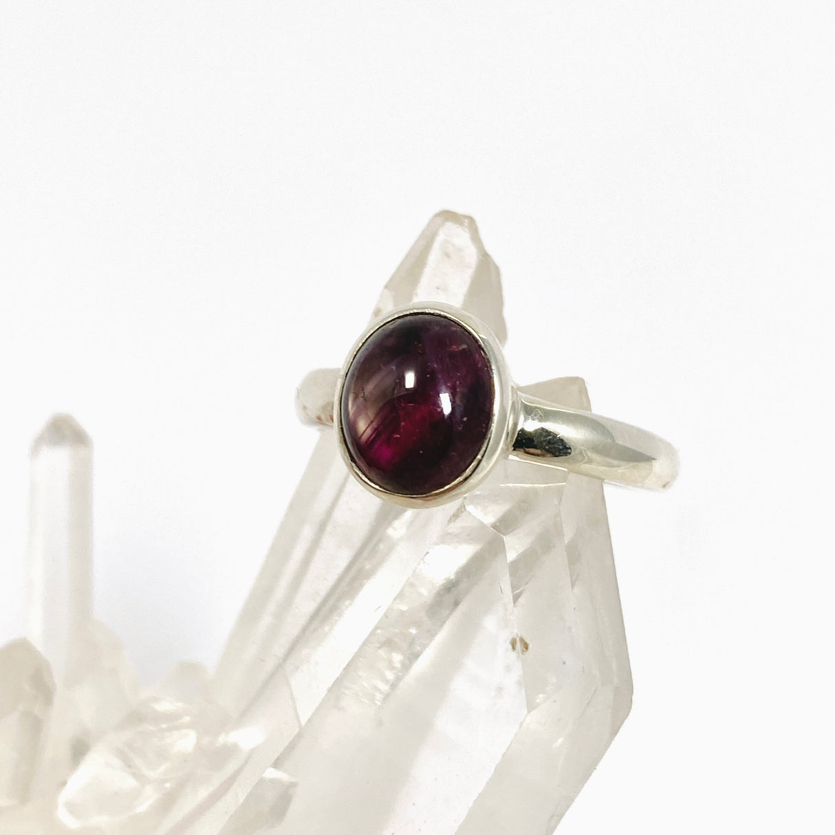 Star Ruby Oval Cabochon Ring Size 7 PRGJ978