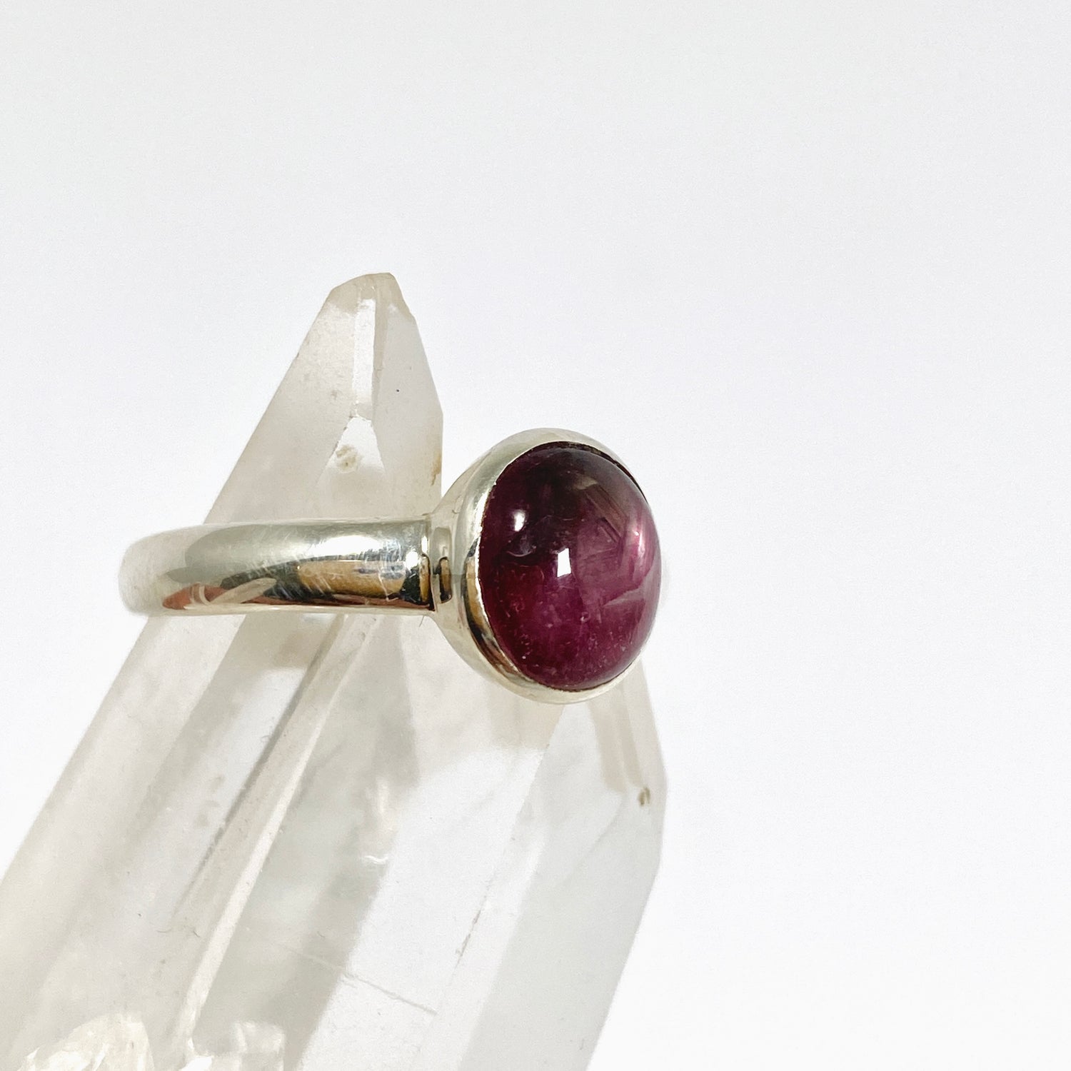Star Ruby Oval Cabochon Ring Size 8.5 PRGJ973