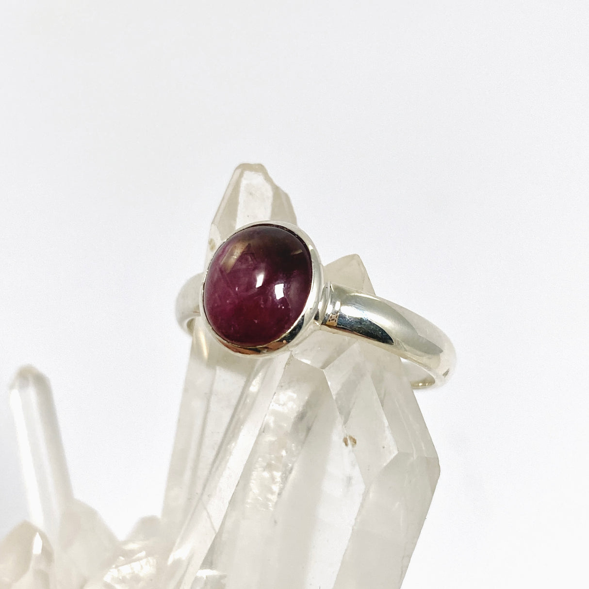 Star Ruby Oval Cabochon Ring Size 8.5 PRGJ973