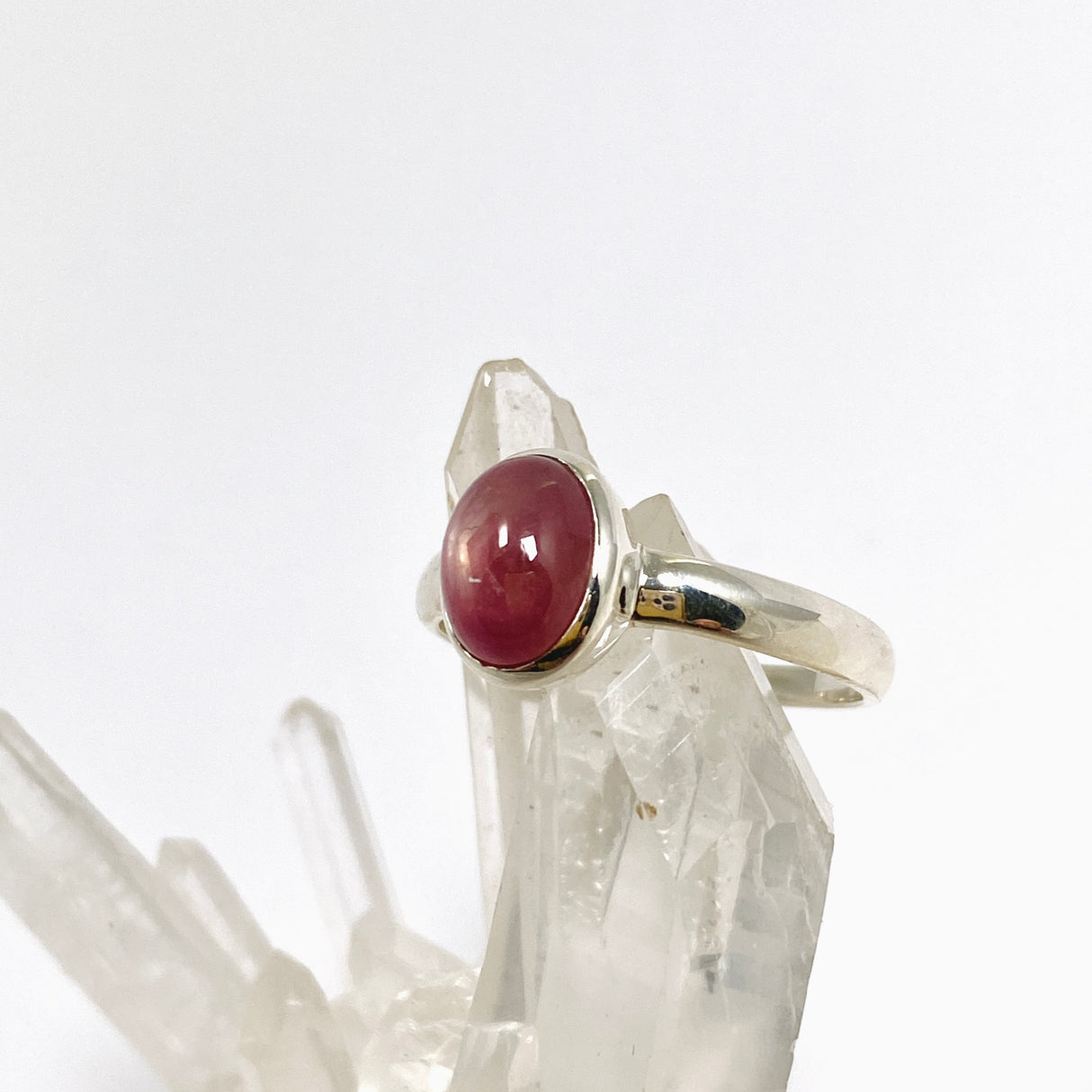 Star Ruby Oval Cabochon Ring Size 9 PRGJ976