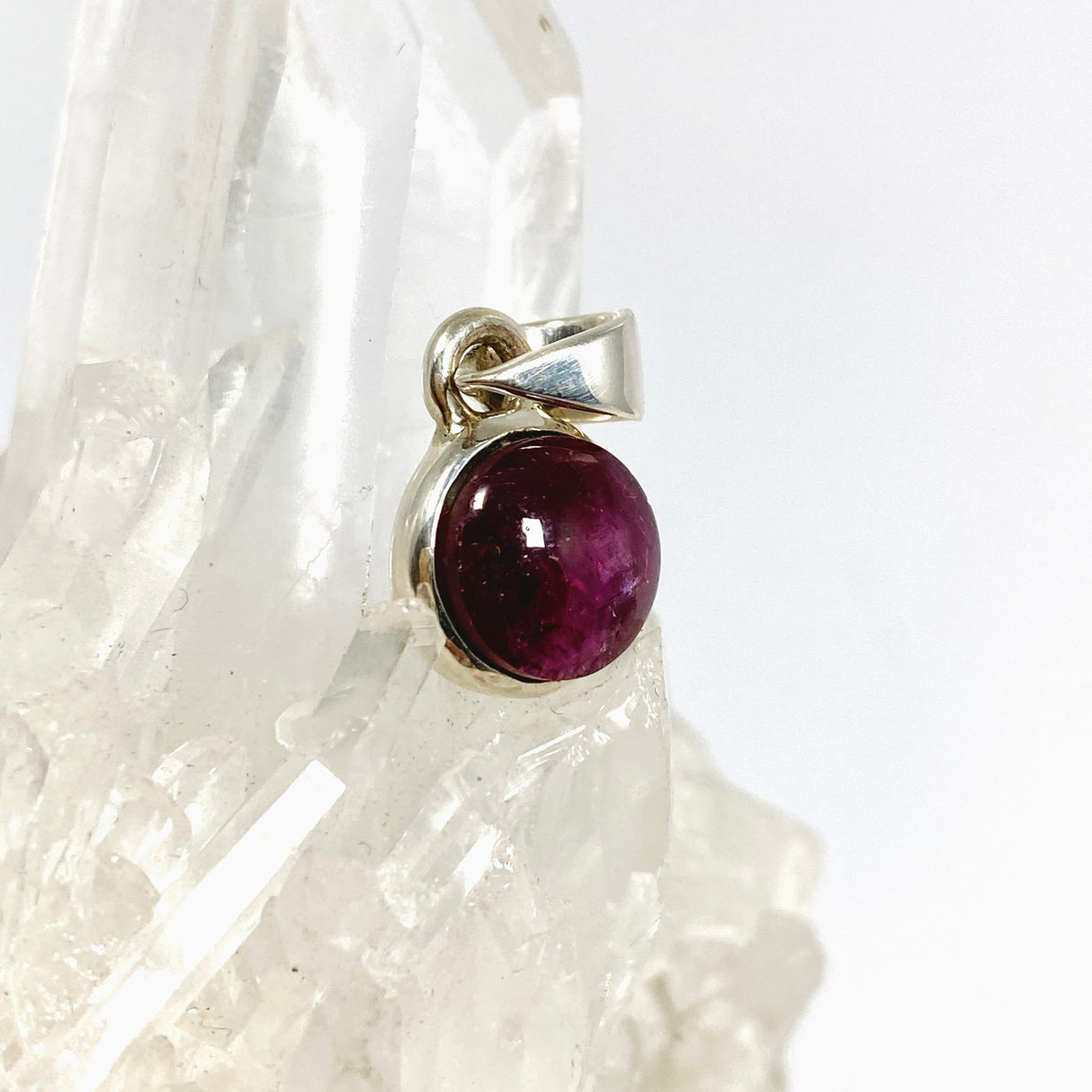 Star Ruby Round Cabochon Pendant PPGJ1210