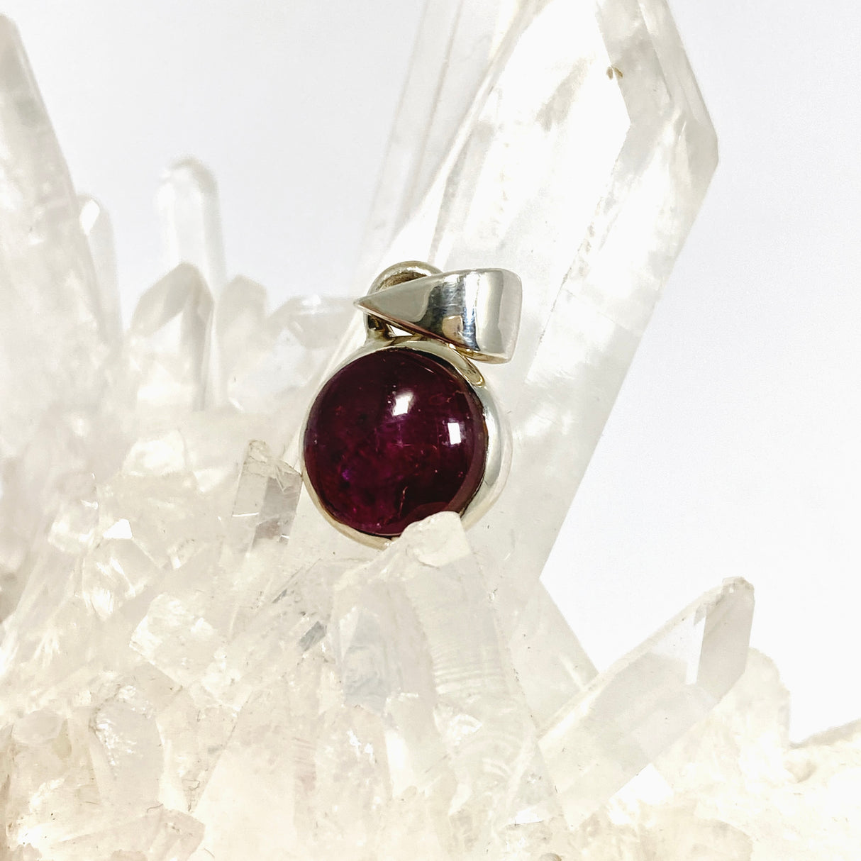 Star Ruby Round Cabochon Pendant PPGJ1210