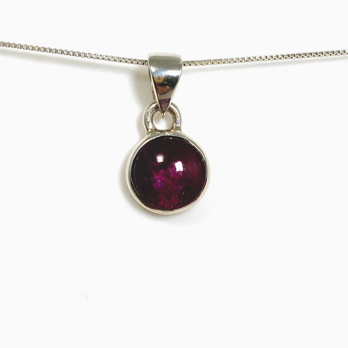 Star Ruby Round Cabochon Pendant PPGJ1210