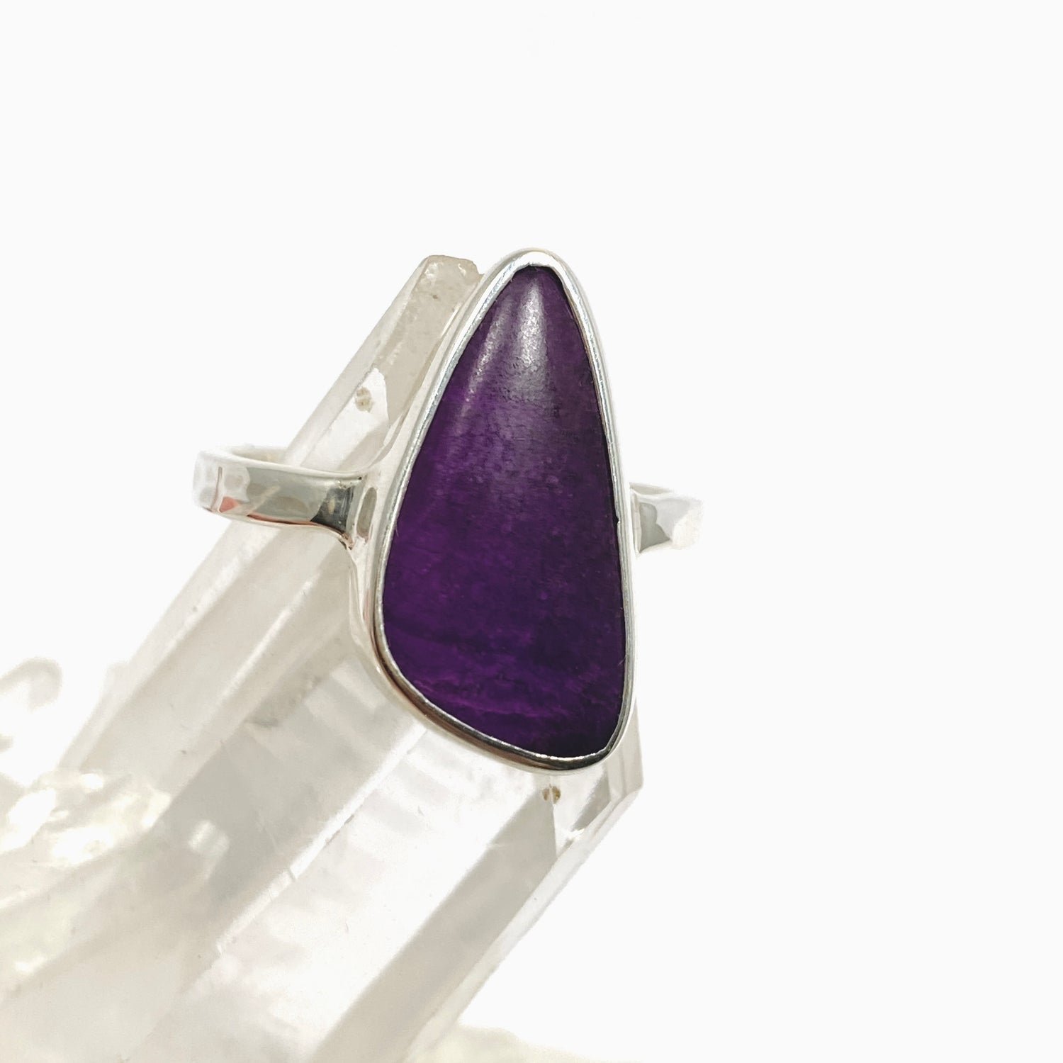 Sugilite Freeform Cabochon Ring Size 8 BTR-17