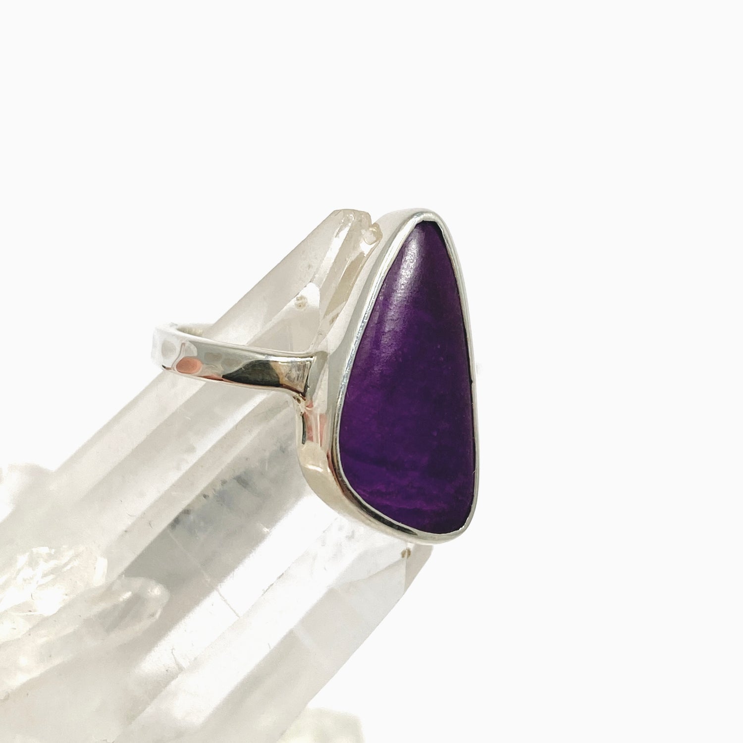Sugilite Freeform Cabochon Ring Size 8 BTR-17