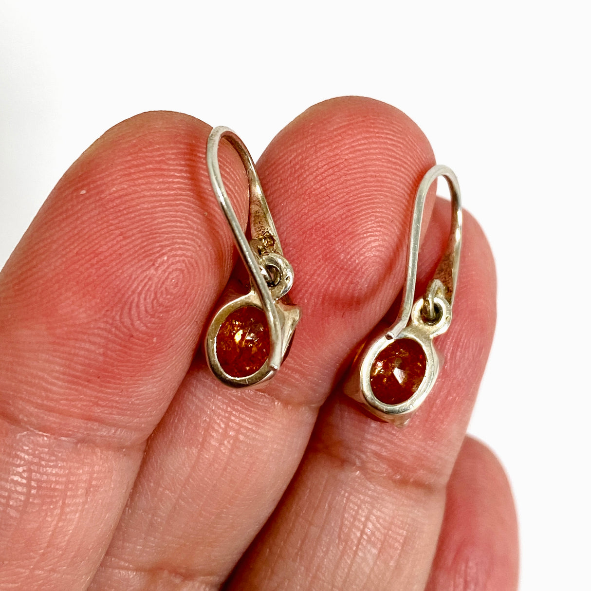 Sunstone Oval Faceted Earrings PEGJ337