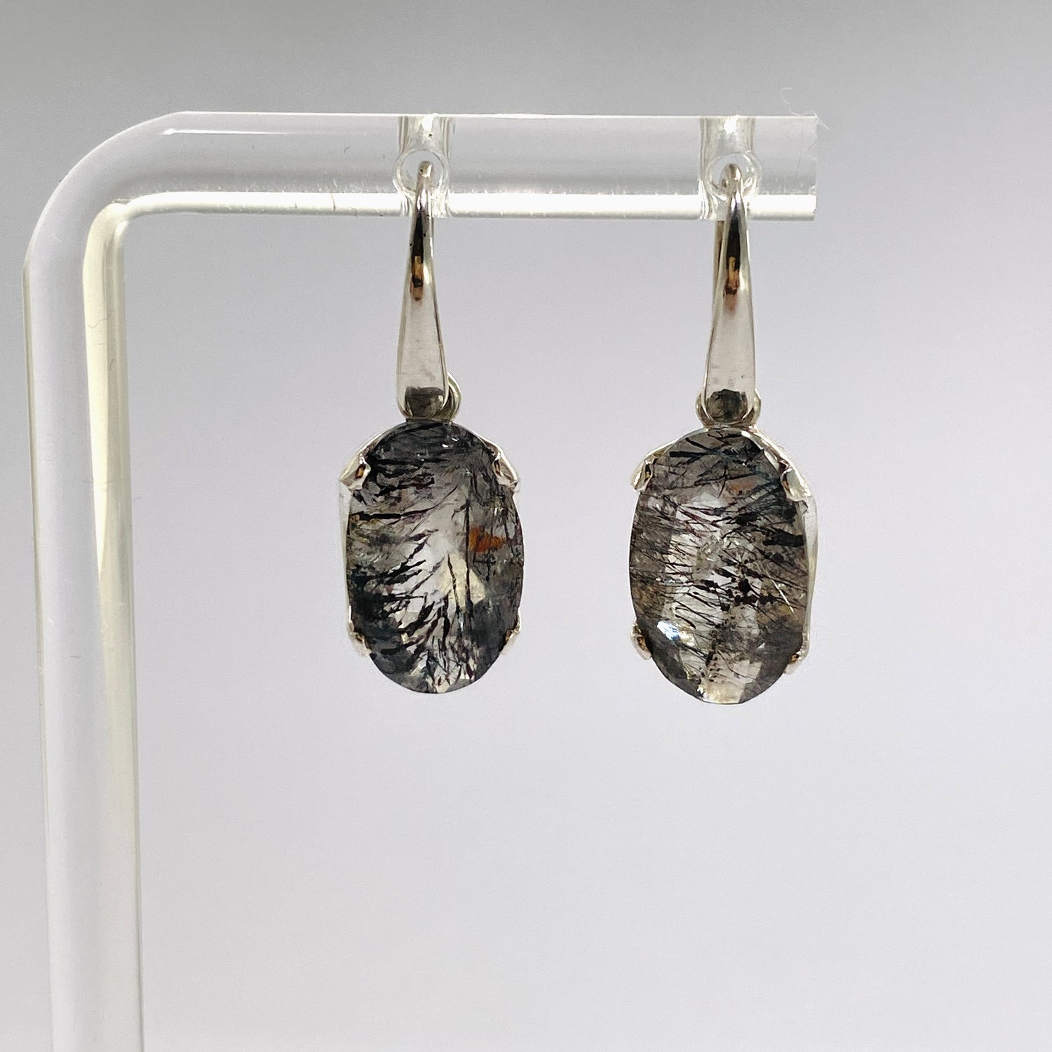 Super Seven Oval Faceted Earrings PEGJ332