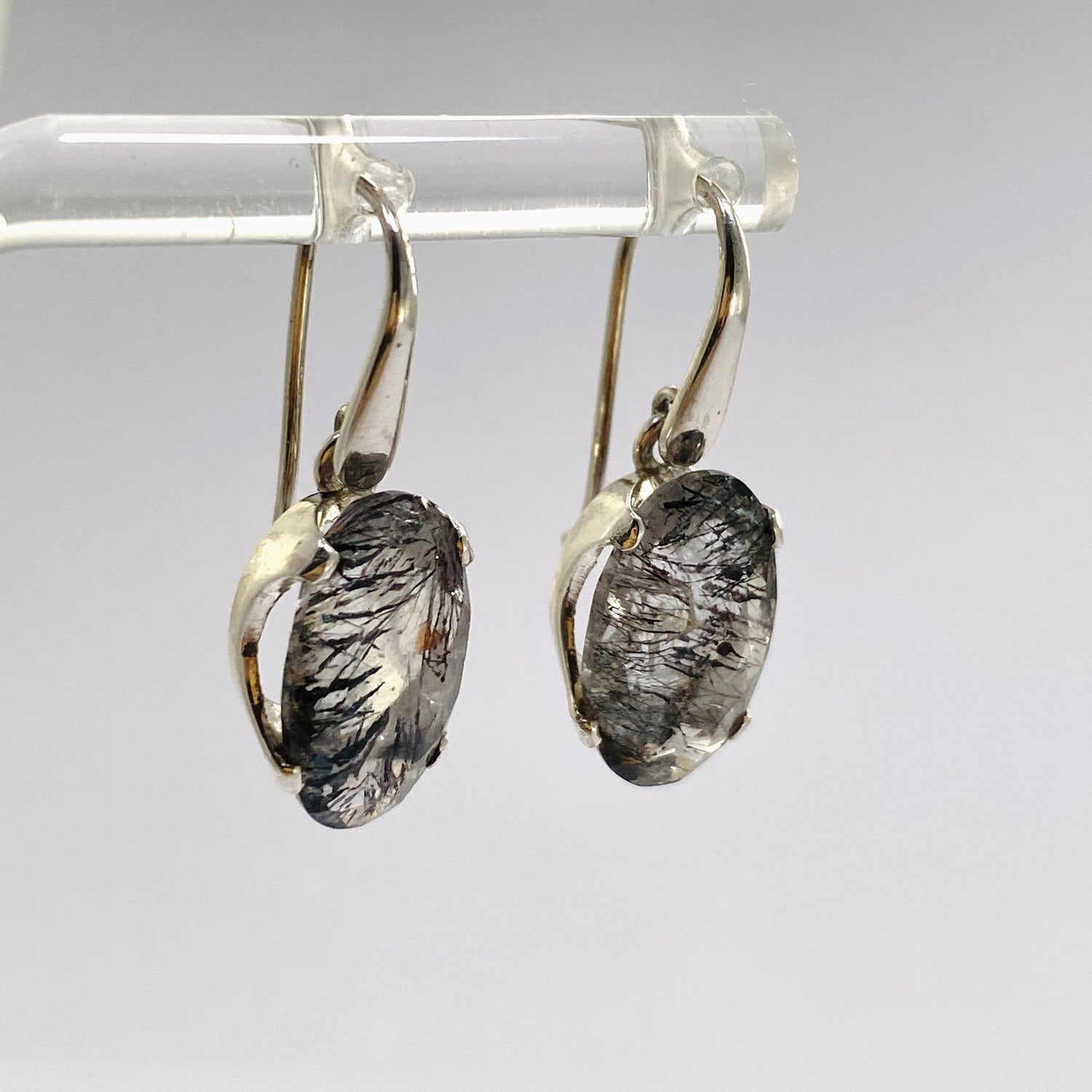 Super Seven Oval Faceted Earrings PEGJ332