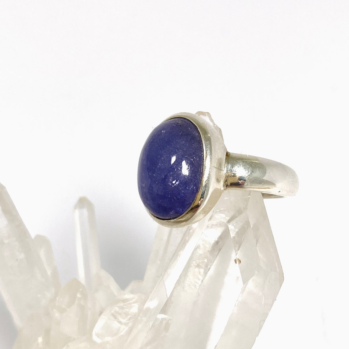 Tanzanite Oval Cabochon Ring Size 7 PRGJ1013
