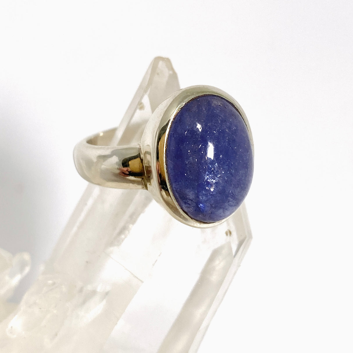 Tanzanite Oval Cabochon Ring Size 7 PRGJ1013