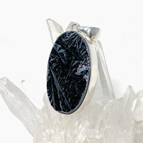 Terahertz (Silica) Raw Oval Pendant KPGJ4531 - Nature's Magick