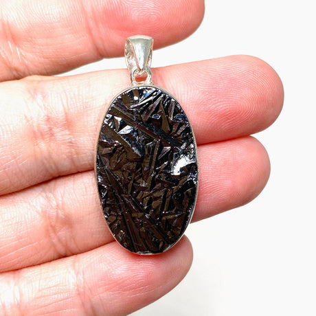 Terahertz (Silica) Raw Oval Pendant KPGJ4531 - Nature's Magick