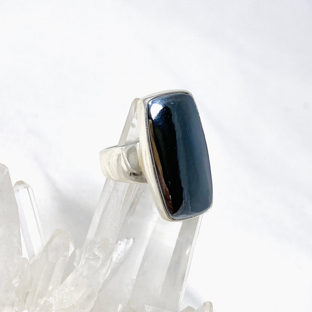 Terahertz (Silica) Rectangular Ring Size 9 KRGJ3263 - Nature's Magick