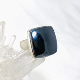 Terahertz (Silica) Square Ring with a Brushed Band Size 11 KRGJ3262 - Nature's Magick