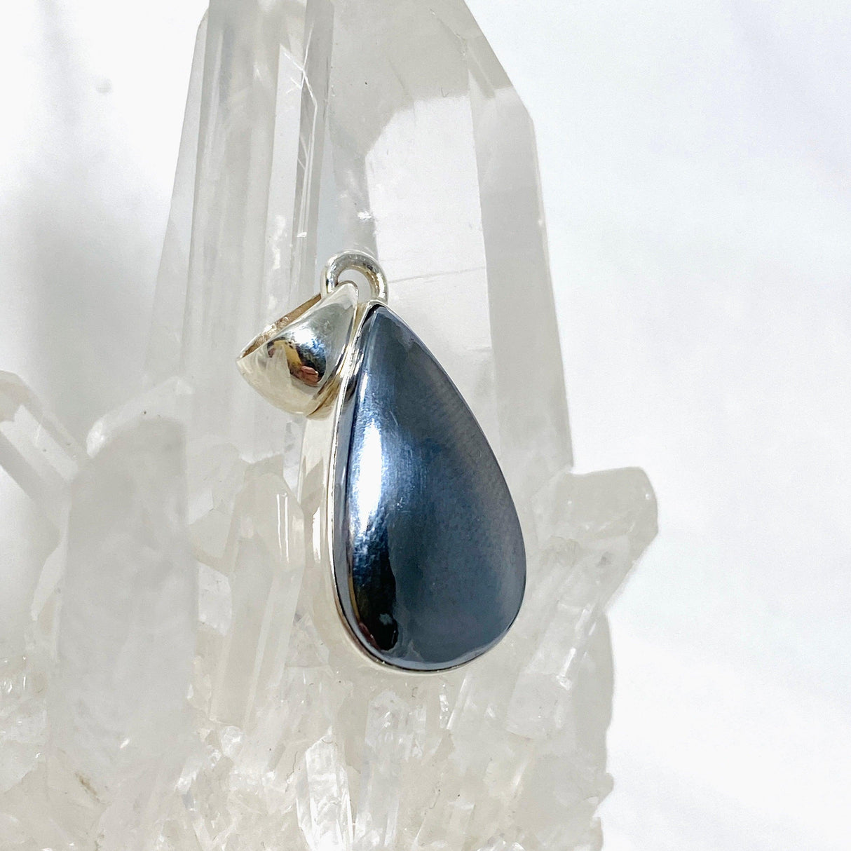 Terahertz (Silica) Teardrop Pendant KPGJ4540 - Nature's Magick