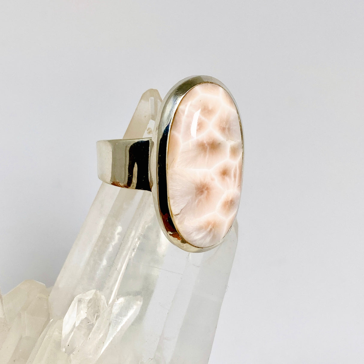 Thomsonite Oval Cabochon Ring Size 7 R5000TOM-7