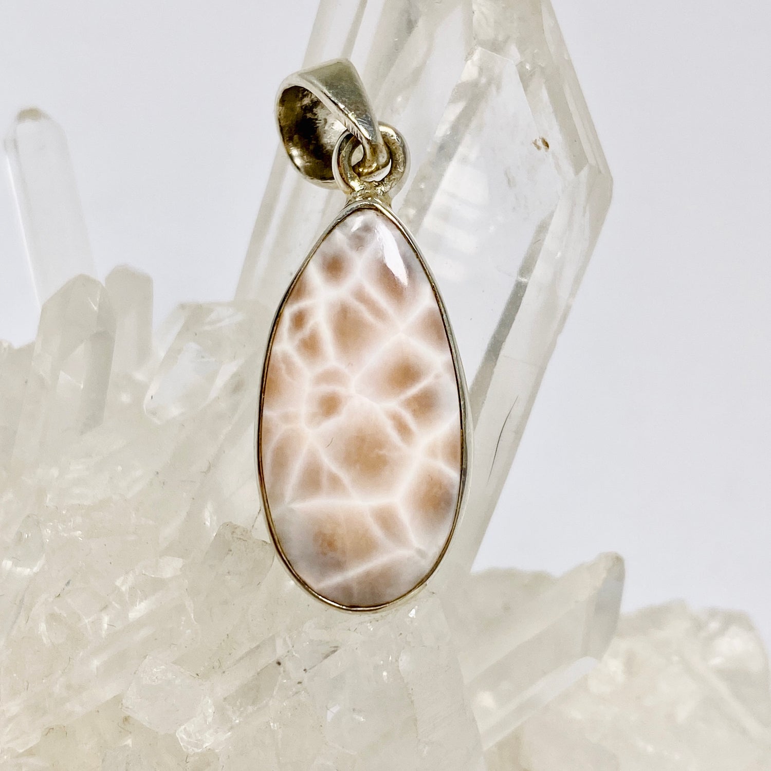 Thomsonite Teardrop Cabochon Pendant CP500-TOM-02