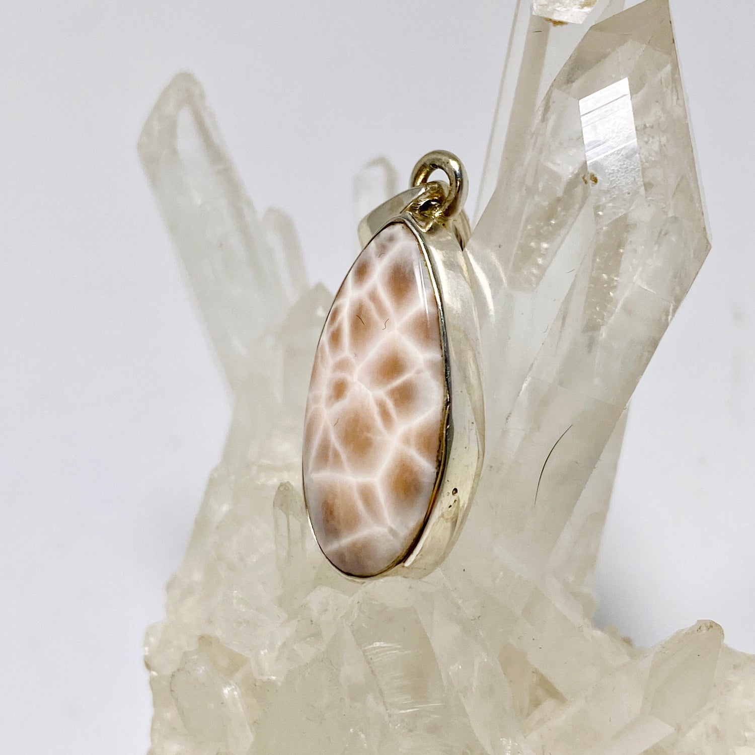 Thomsonite Teardrop Cabochon Pendant CP500-TOM-02