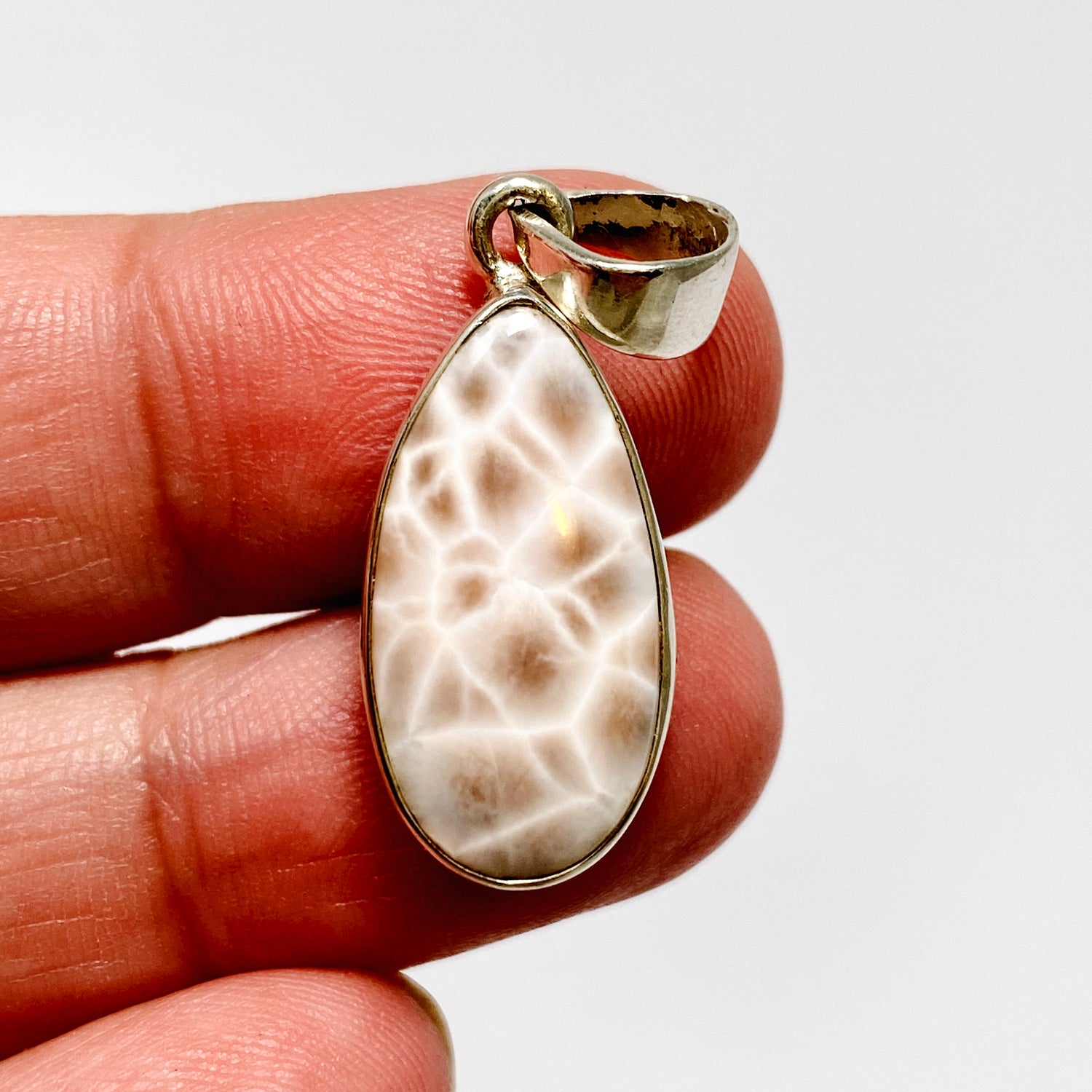 Thomsonite Teardrop Cabochon Pendant CP500-TOM-02