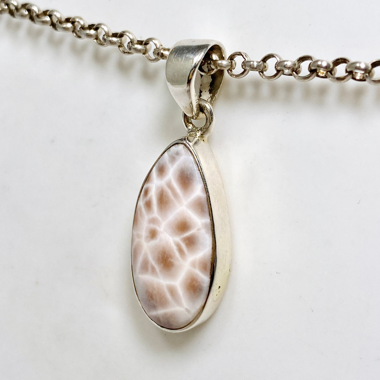 Thomsonite Teardrop Cabochon Pendant CP500-TOM-02