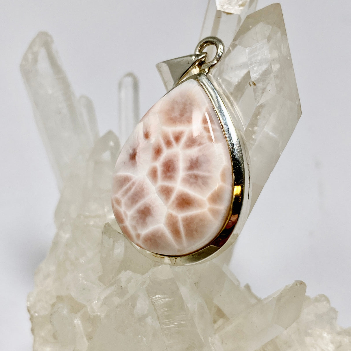 Thomsonite Teardrop Cabochon Pendant CP500-TOM-04