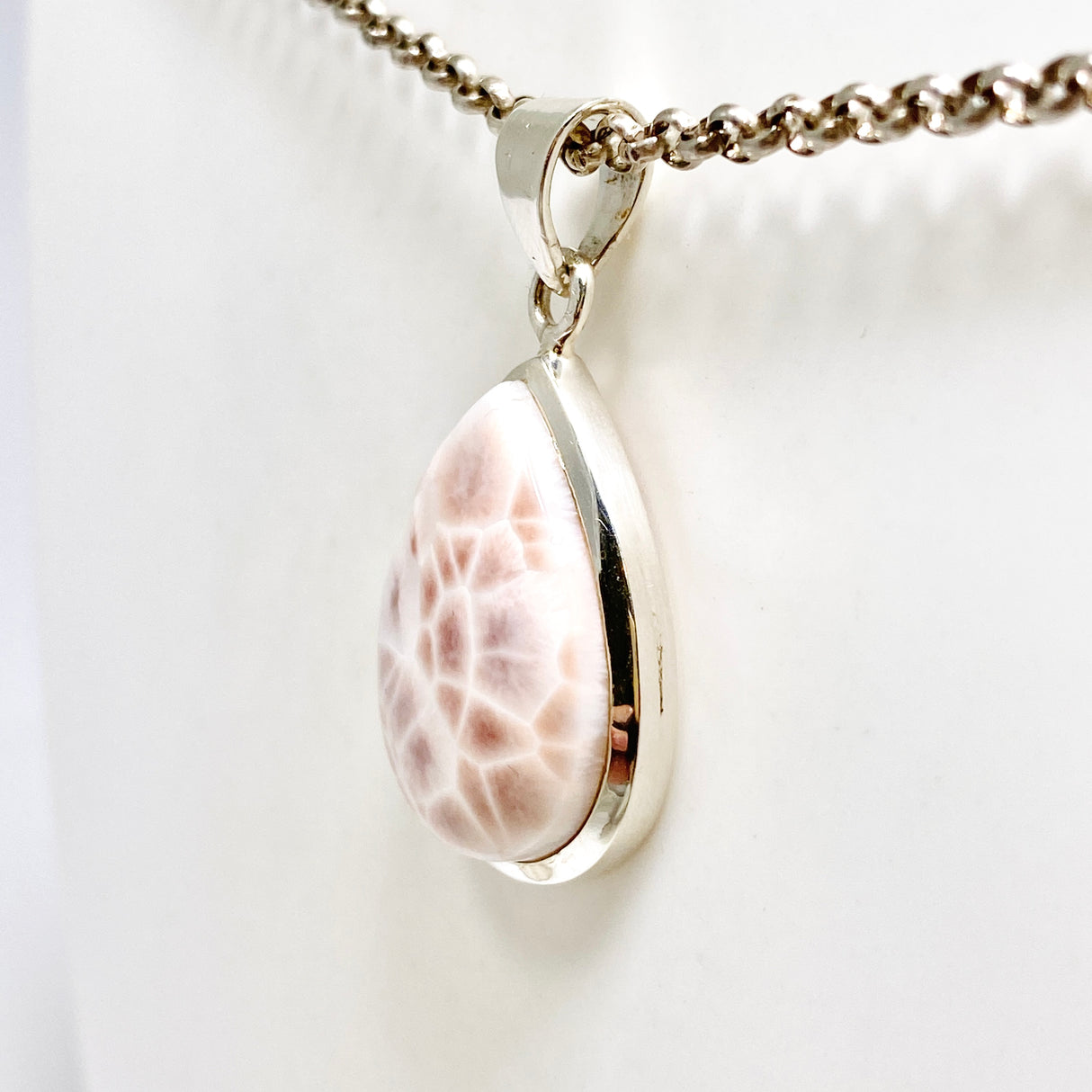 Thomsonite Teardrop Cabochon Pendant CP500-TOM-04