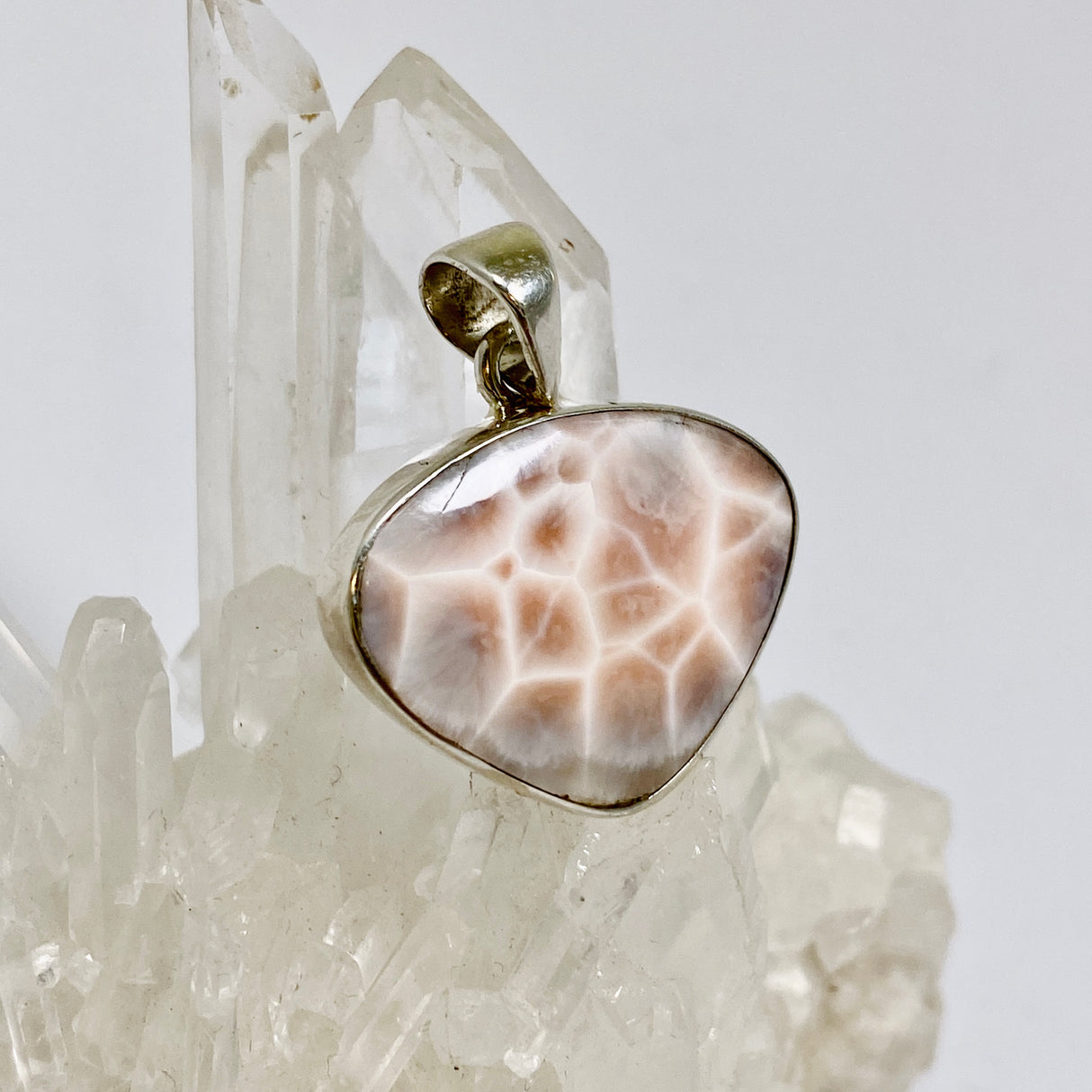 Thomsonite Teardrop Cabochon Pendant CP500-TOM-03