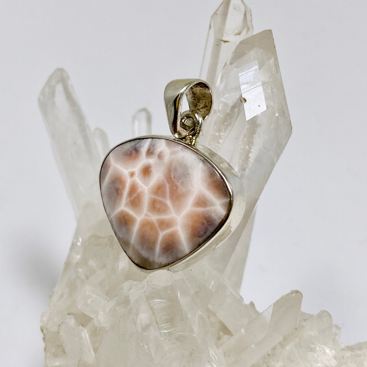 Thomsonite Teardrop Cabochon Pendant CP500-TOM-03