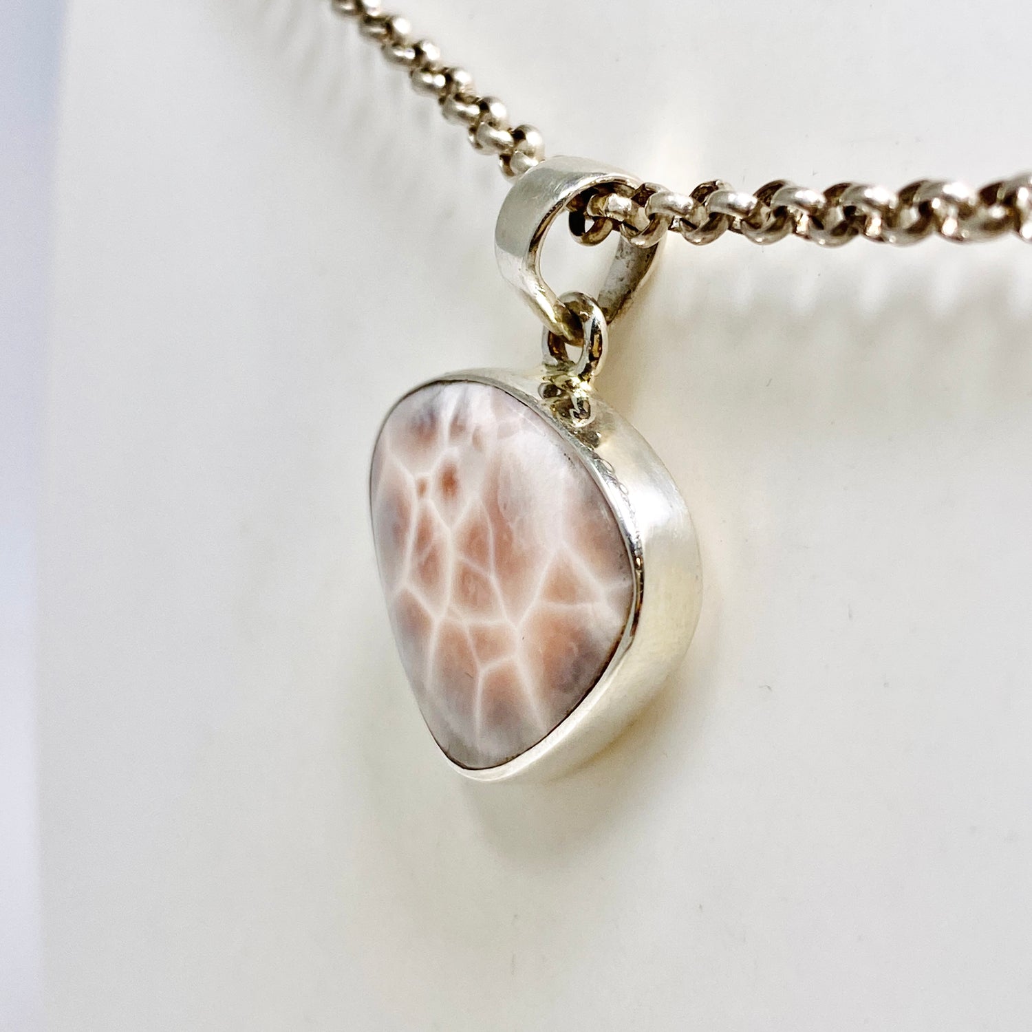 Thomsonite Teardrop Cabochon Pendant CP500-TOM-03