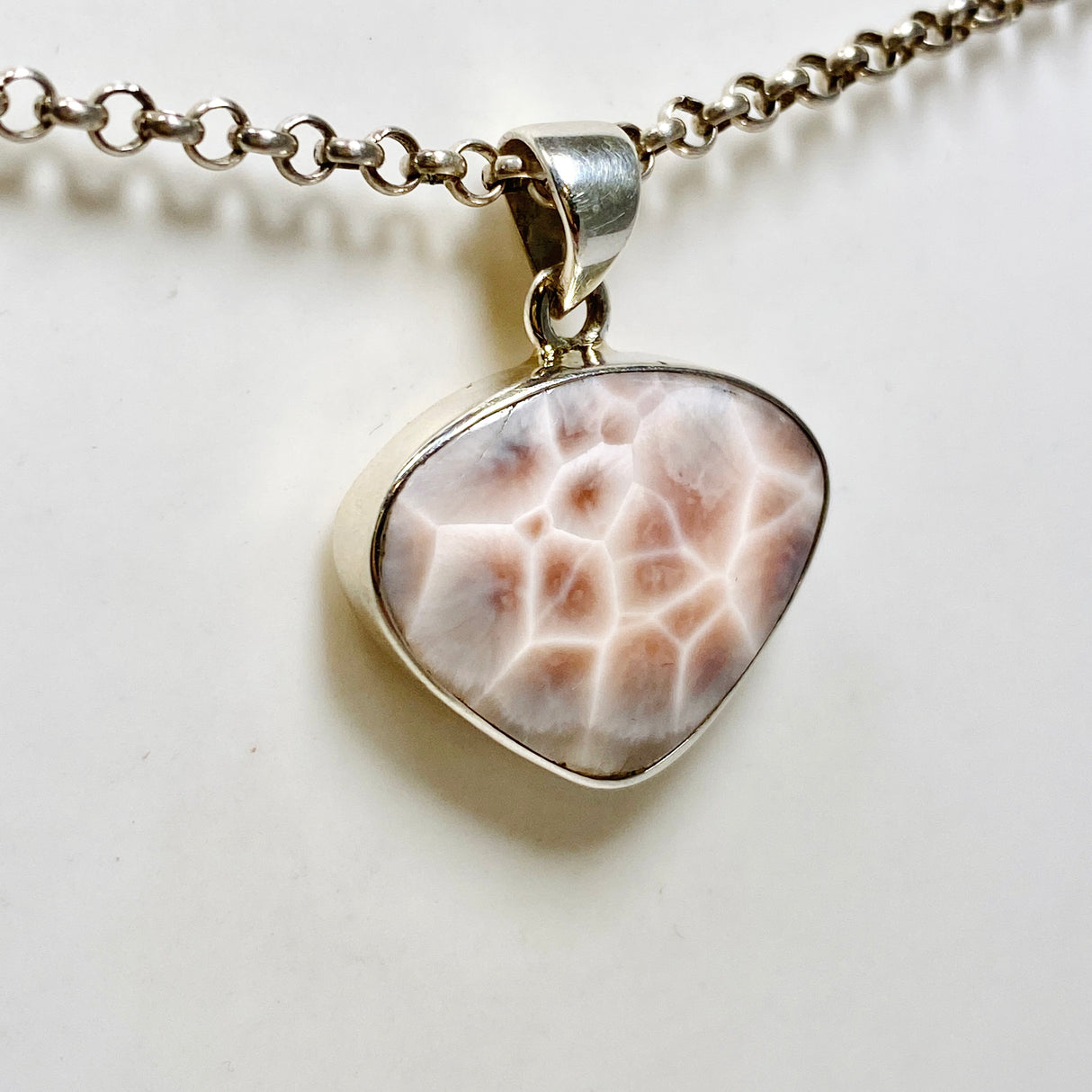 Thomsonite Teardrop Cabochon Pendant CP500-TOM-03