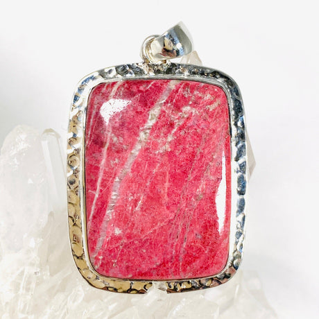 Thulite Rectangular Pendant KPGJ4077 - Nature's Magick