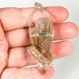 Tibetan Smokey Quartz Crystal pendant PPGJ461 - Nature's Magick