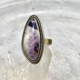 Tiffany Stone / Bertrandite Teardrop Ring Size 8 SS04 - Nature's Magick