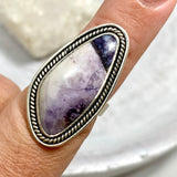 Tiffany Stone / Bertrandite Teardrop Ring Size 8 SS04 - Nature's Magick
