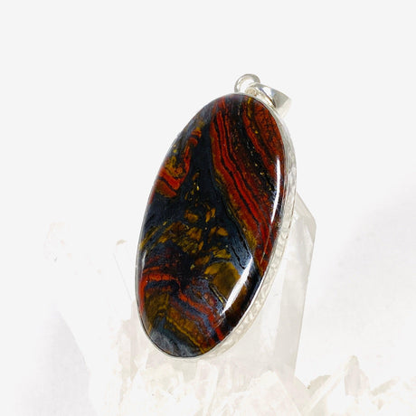 Tiger Iron Oval Pendant KPGJ4063 - Nature's Magick