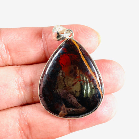 Tiger Iron Teardrop Pendant KPGJ4061 - Nature's Magick