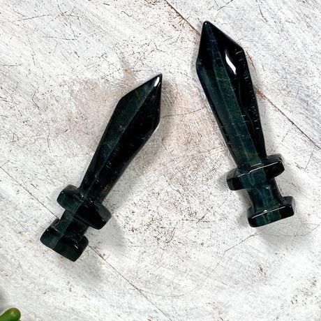 Tiger's eye sword carving BTEYK - Nature's Magick