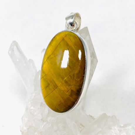 Tigers Eye Oval Pendant KPGJ4206 - Nature's Magick