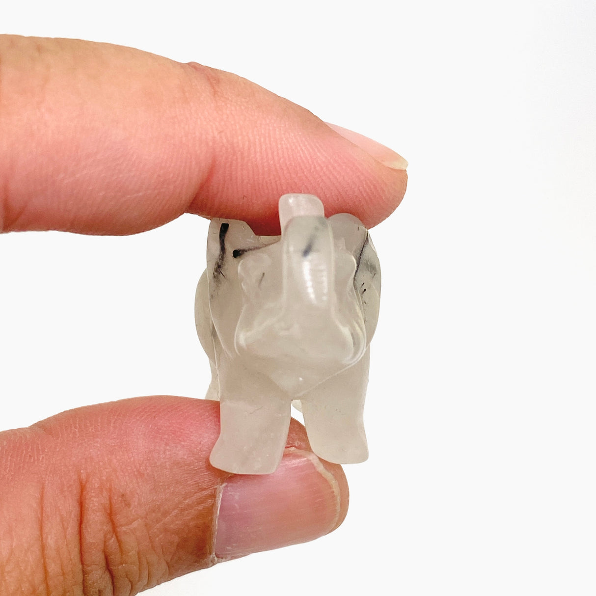 Tourmalinated Quartz Elephant TQE