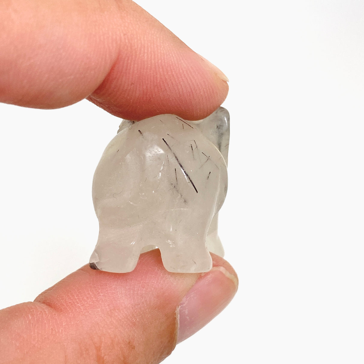 Tourmalinated Quartz Elephant TQE