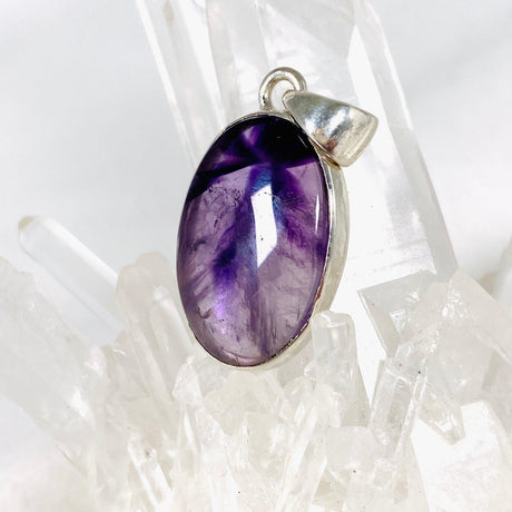 Trapiche Amethyst oval pendant KPGJ3951 - Nature's Magick